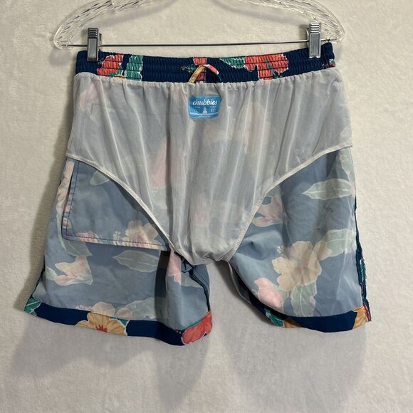 Chubbies Swim Trunks Men's Size Large Floral Reefs Bathing Suit Shorts 5.5" - Picture 15 of 16